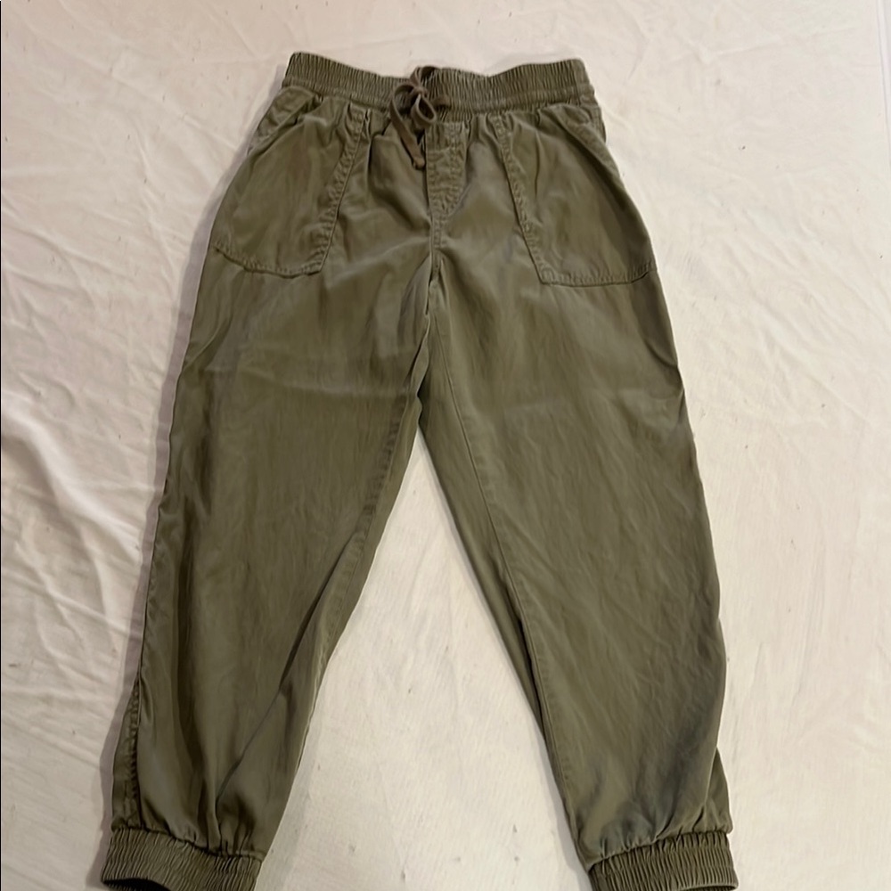 a new day Green Track Pants with Elastic Waistband and Cuffs